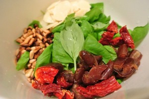 Zutaten Basilikum-Pesto